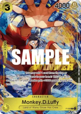 Monkey.D.Luffy (P P-036) Promos