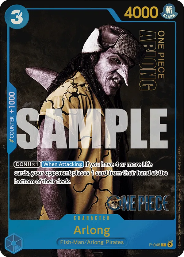 Arlong P-048 One Piece card