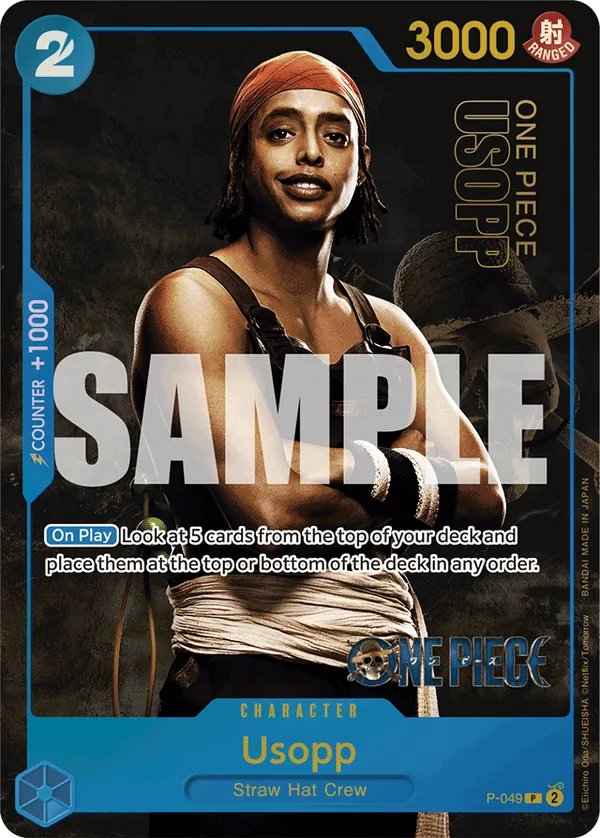 Usopp P-049 One Piece card