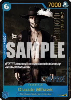 Dracule Mihawk (P P-052) Promos