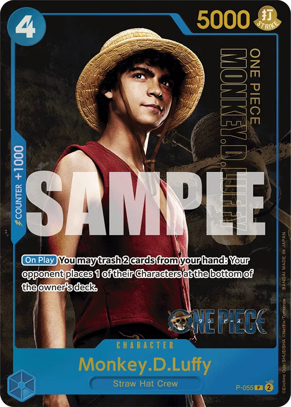 Monkey.D.Luffy P-055 One Piece card