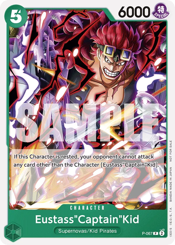 Eustass"Captain"Kid P-067 One Piece card