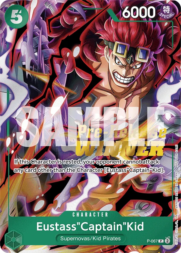 Eustass"Captain"Kid P-067 One Piece card