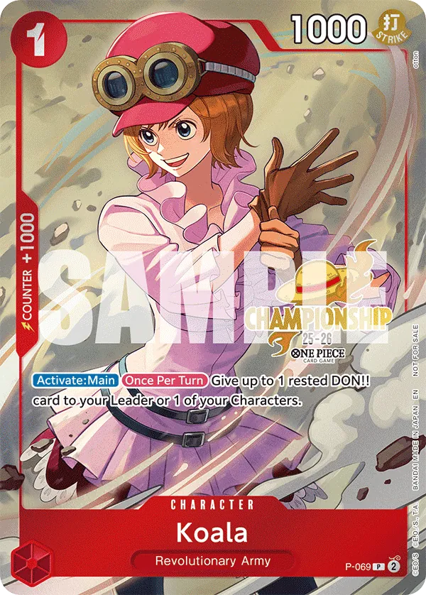 Koala P-069 One Piece card