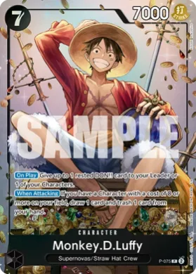 Monkey.D.Luffy (P P-075) Promos