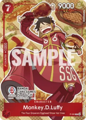 Monkey.D.Luffy (P P-080) Promos