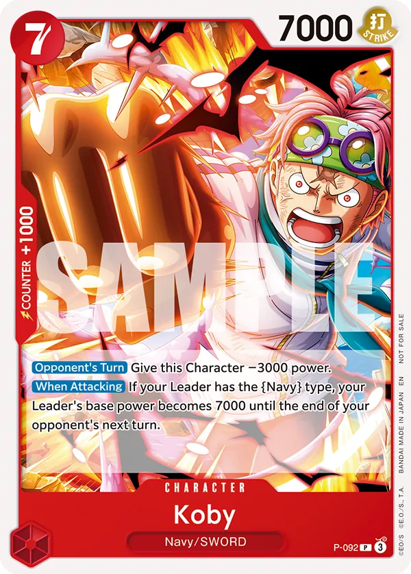 Koby P-092 One Piece card