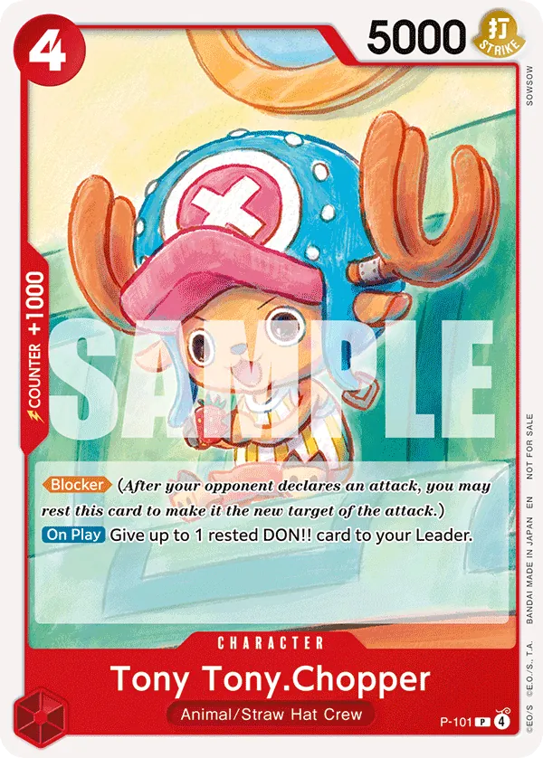 Tony Tony.Chopper P-101 One Piece card