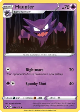 Haunter (SSH 84) Sword & Shield