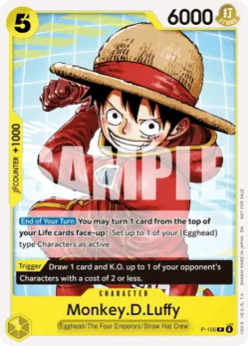 Monkey.D.Luffy (P P-106) Promos