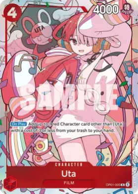 Uta (UP OP01-005) Unnumbered Promos