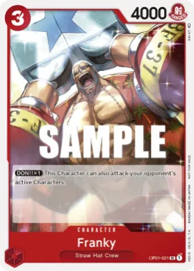 Franky (UP OP01-021) Unnumbered Promos