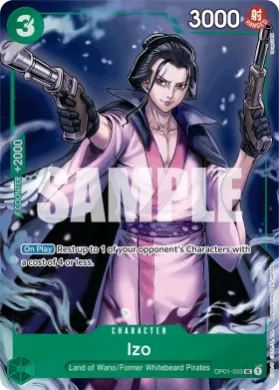 Izo (UP OP01-033) Unnumbered Promos