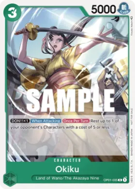 Okiku (UP OP01-035) Unnumbered Promos