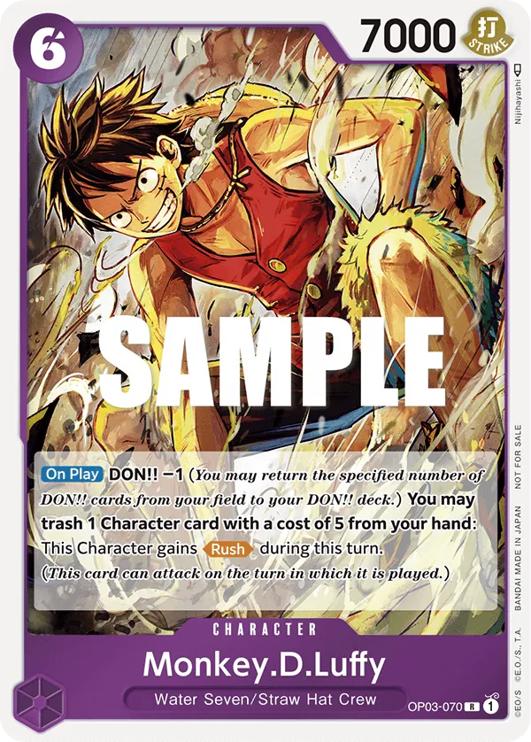 Monkey.D.Luffy OP03-070 One Piece card