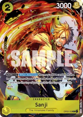 Sanji (UP OP03-102) Unnumbered Promos