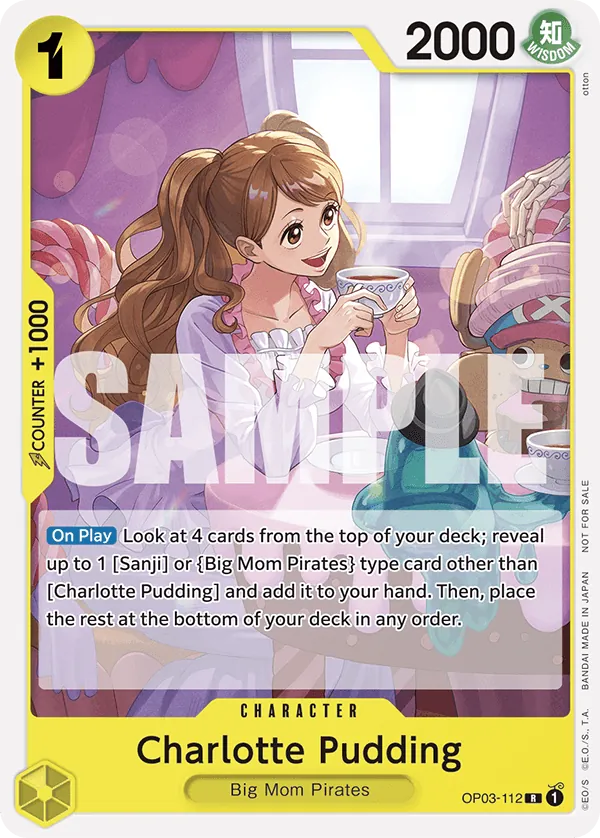 Charlotte Pudding OP03-112 One Piece card