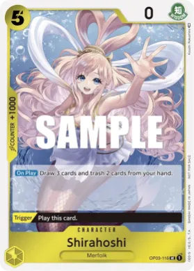 Shirahoshi (UP OP03-116) Unnumbered Promos