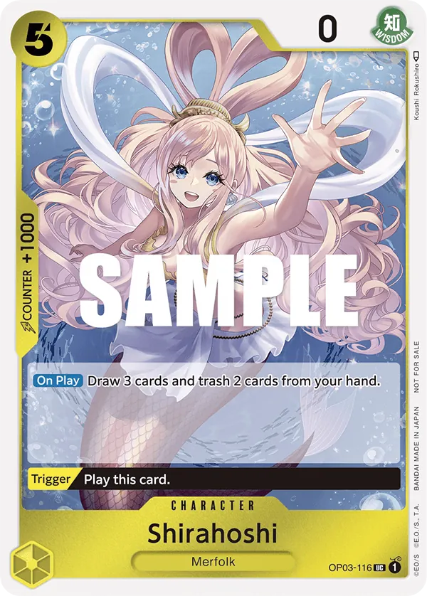 Shirahoshi OP03-116 One Piece card
