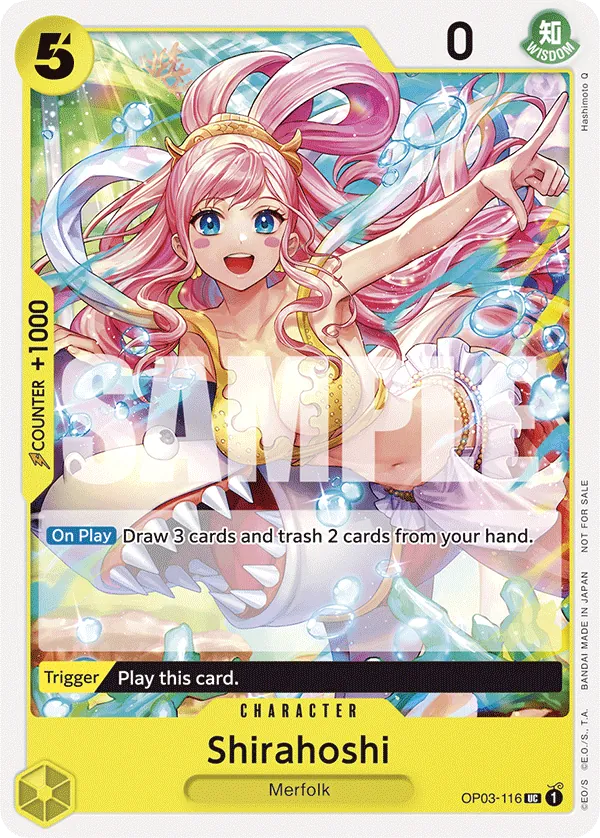 Shirahoshi OP03-116 One Piece card