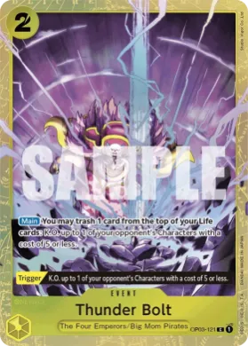Thunder Bolt (UP OP03-121) Unnumbered Promos