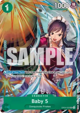 Baby 5 (UP OP04-032) Unnumbered Promos