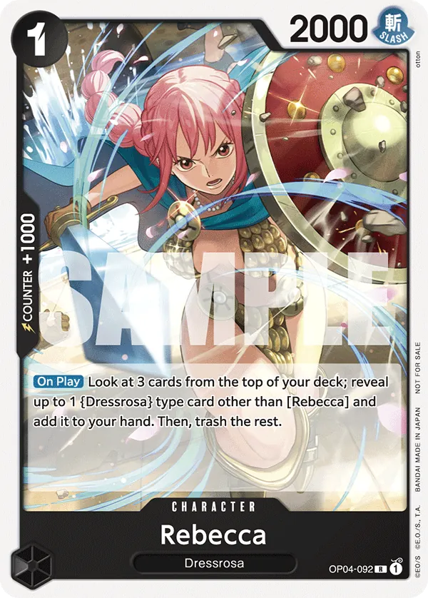 Rebecca OP04-092 One Piece card