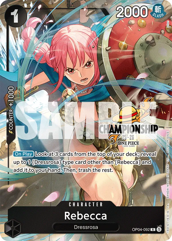 Rebecca OP04-092 One Piece card