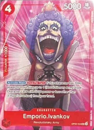 Emporio.Ivankov OP05-004 One Piece card