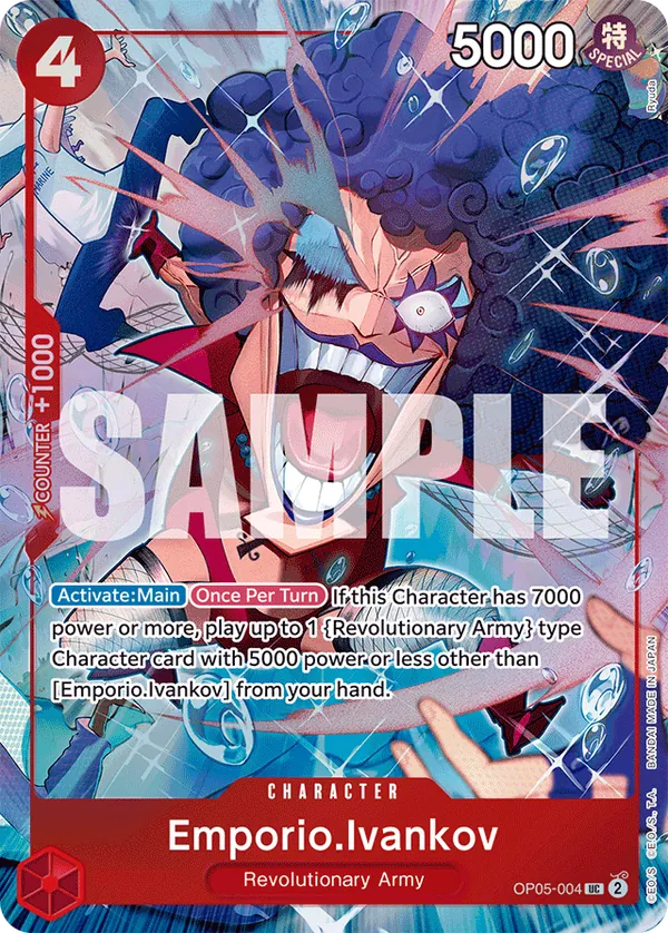 Emporio.Ivankov OP05-004 One Piece card