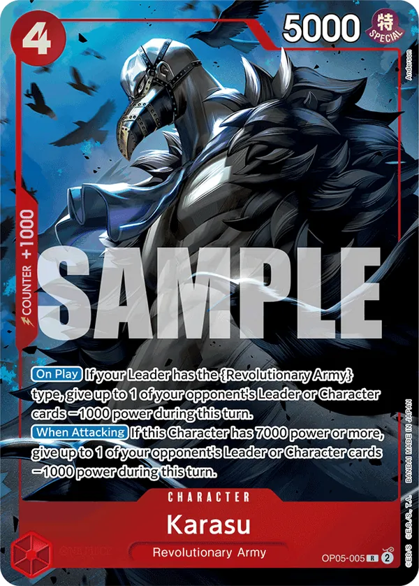 Karasu OP05-005 One Piece card