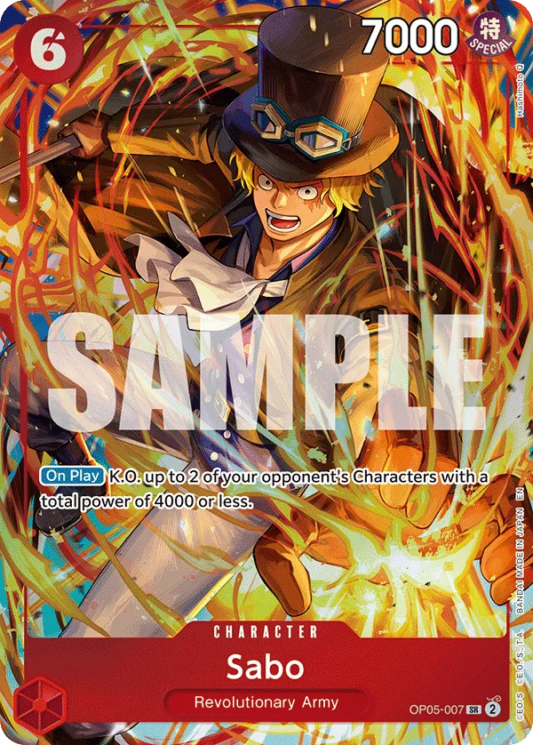 Sabo OP05-007 One Piece card