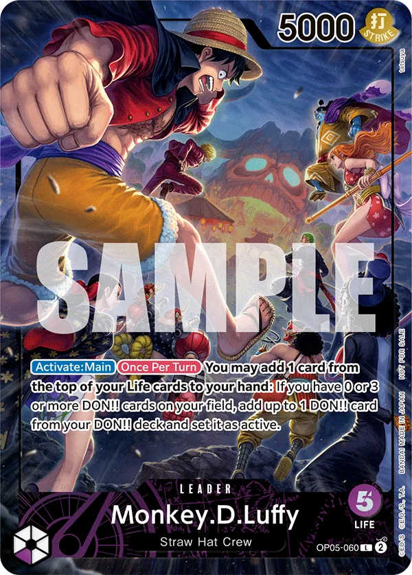 Monkey.D.Luffy OP05-060 One Piece card