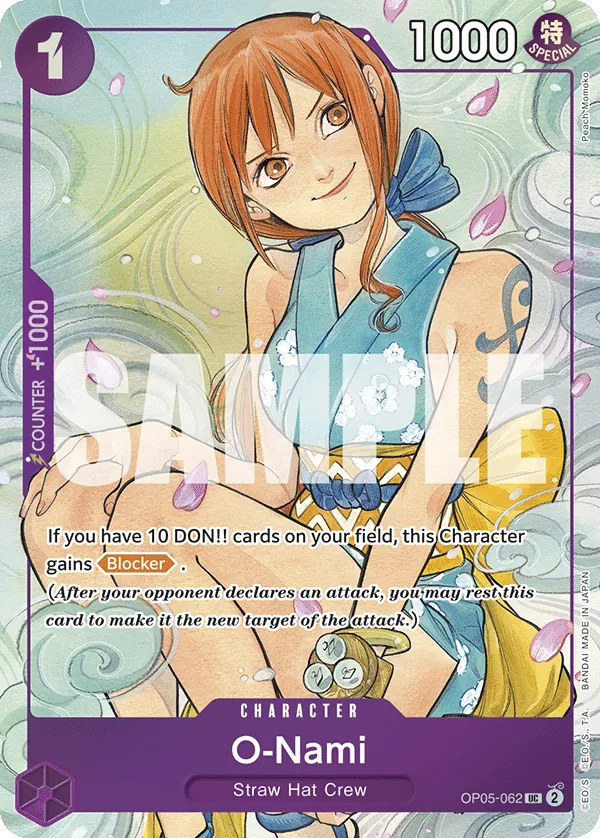 O-Nami OP05-062 One Piece card