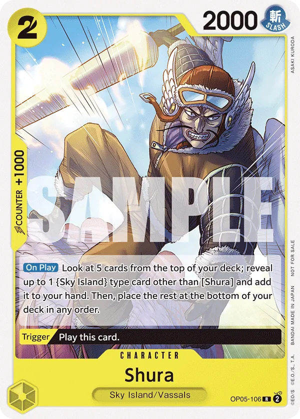 Shura OP05-106 One Piece card