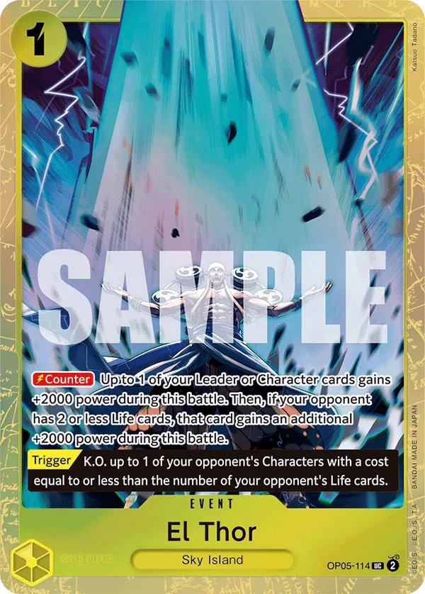 El Thor OP05-114 One Piece card
