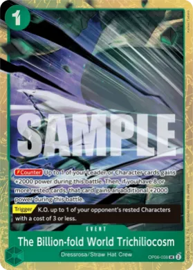 The Billion-fold World Trichiliocosm (UP OP06-038) Unnumbered Promos
