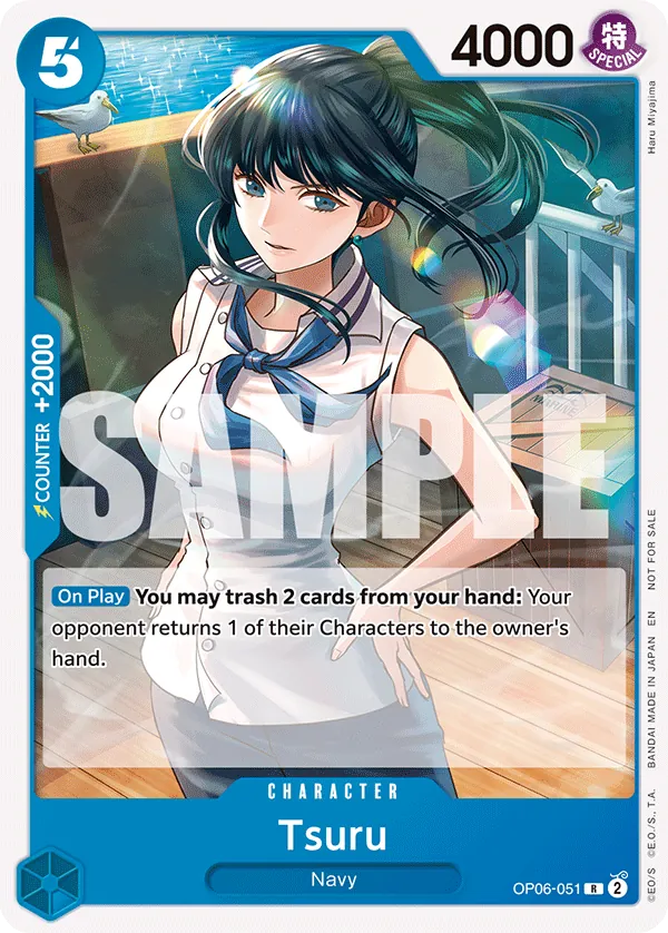Tsuru OP06-051 One Piece card