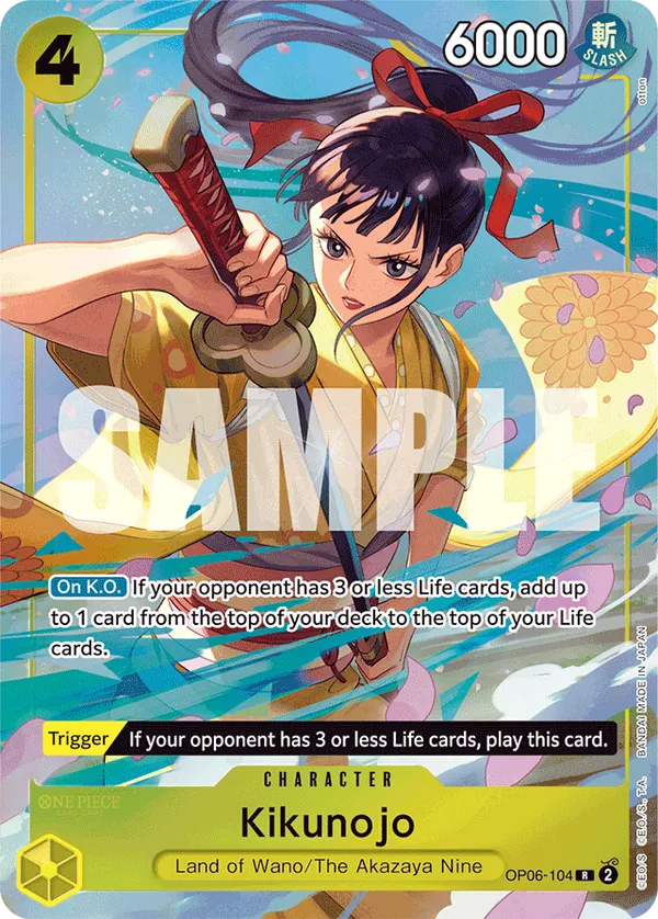 Kikunojo OP06-104 One Piece card