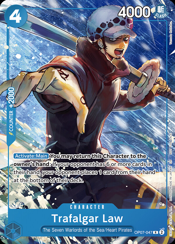 Trafalgar Law OP07-047 One Piece card