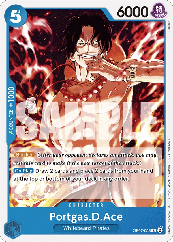Portgas.D.Ace OP07-053 One Piece card