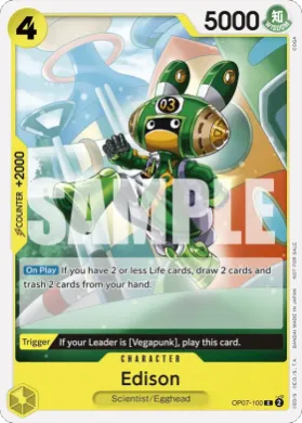 Edison (UP OP07-100) Unnumbered Promos