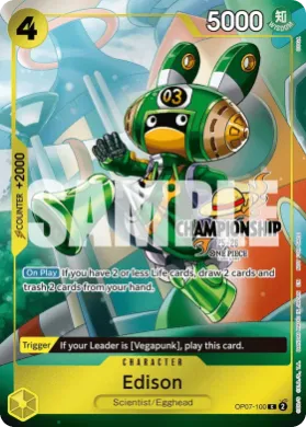 Edison (UP OP07-100) Unnumbered Promos