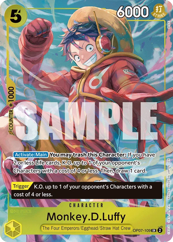 Monkey.D.Luffy OP07-109 One Piece card