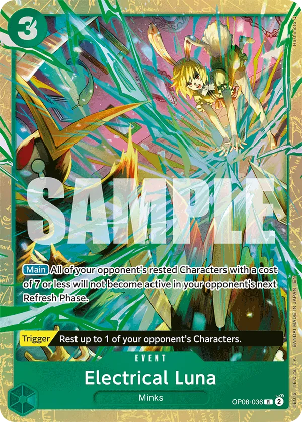 Electrical Luna OP08-036 One Piece card