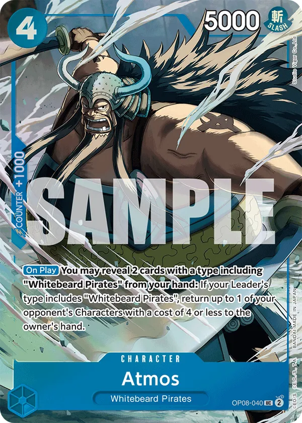 Atmos OP08-040 One Piece card