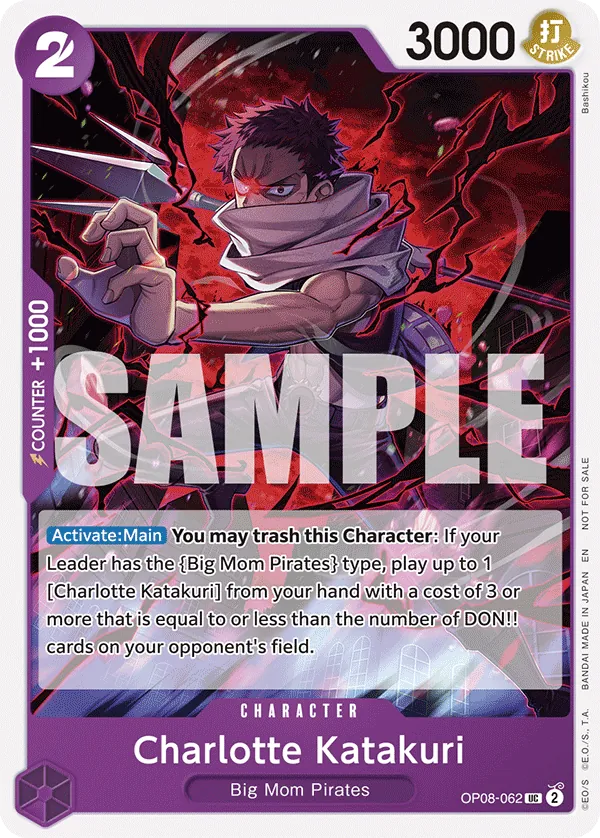 Charlotte Katakuri OP08-062 One Piece card