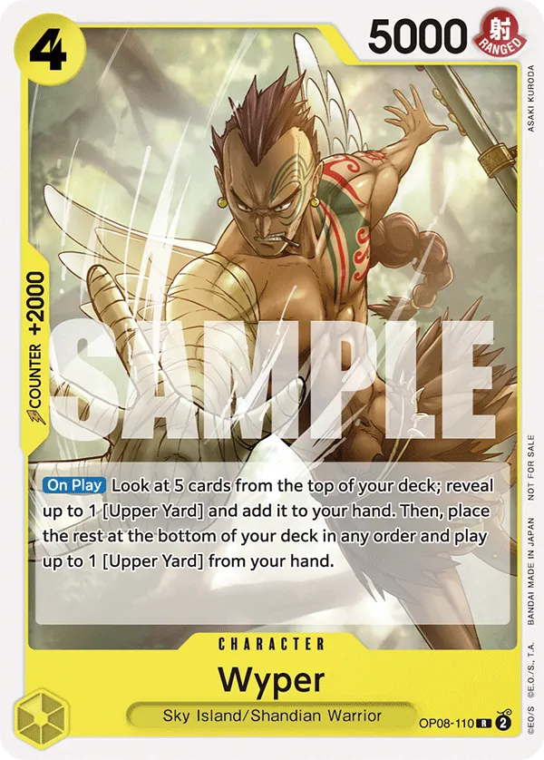 Wyper OP08-110 One Piece card