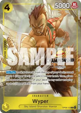 Wyper (UP OP08-110) Unnumbered Promos