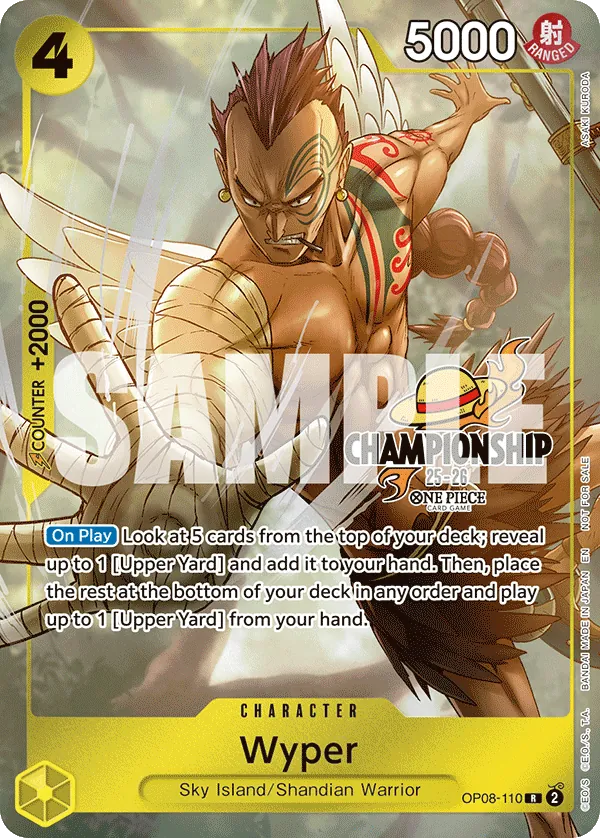 Wyper OP08-110 One Piece card
